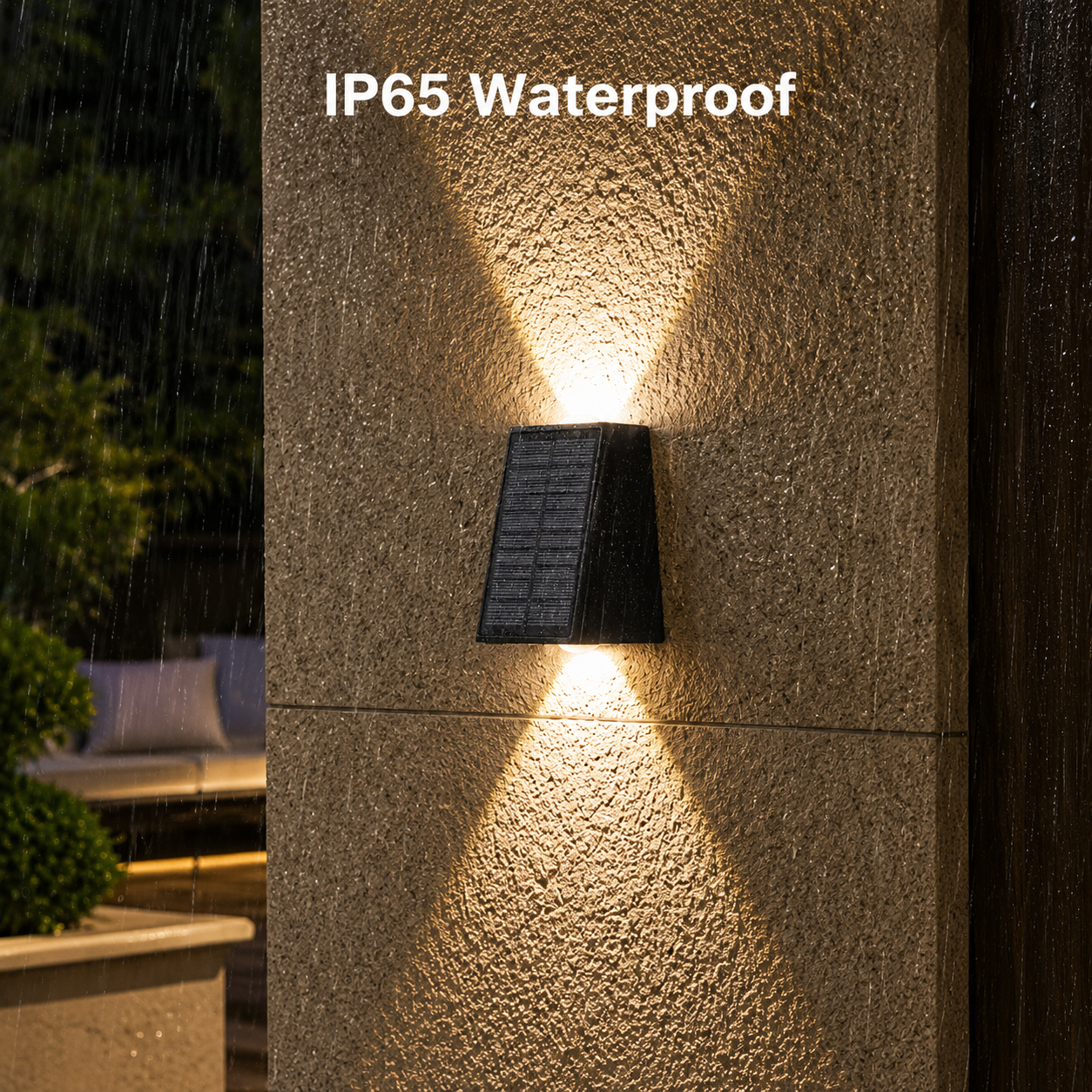 AiroBeam Solar Up & Down Outdoor Wall Light