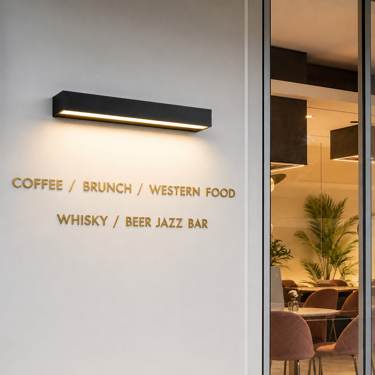 Altair Outdoor Wall Light – IP65 Waterproof Architectural Exterior LED Wall Sconce