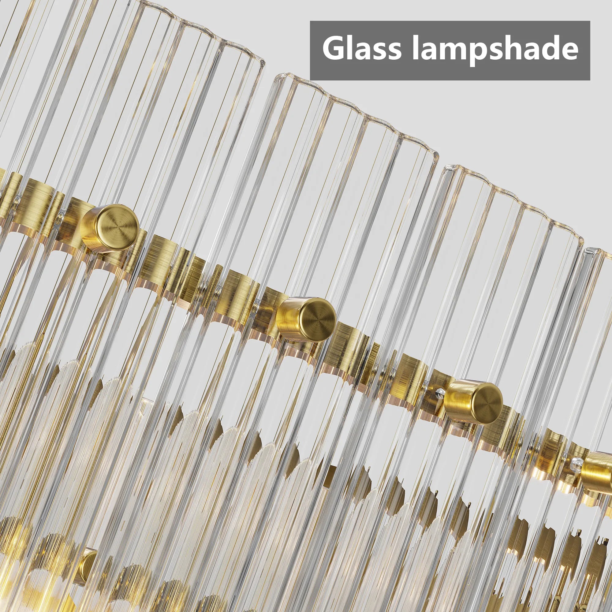 Cascadia Modern Water Ripple Glass Chandelier – Luxury Dining Room & Living Room Ceiling Light