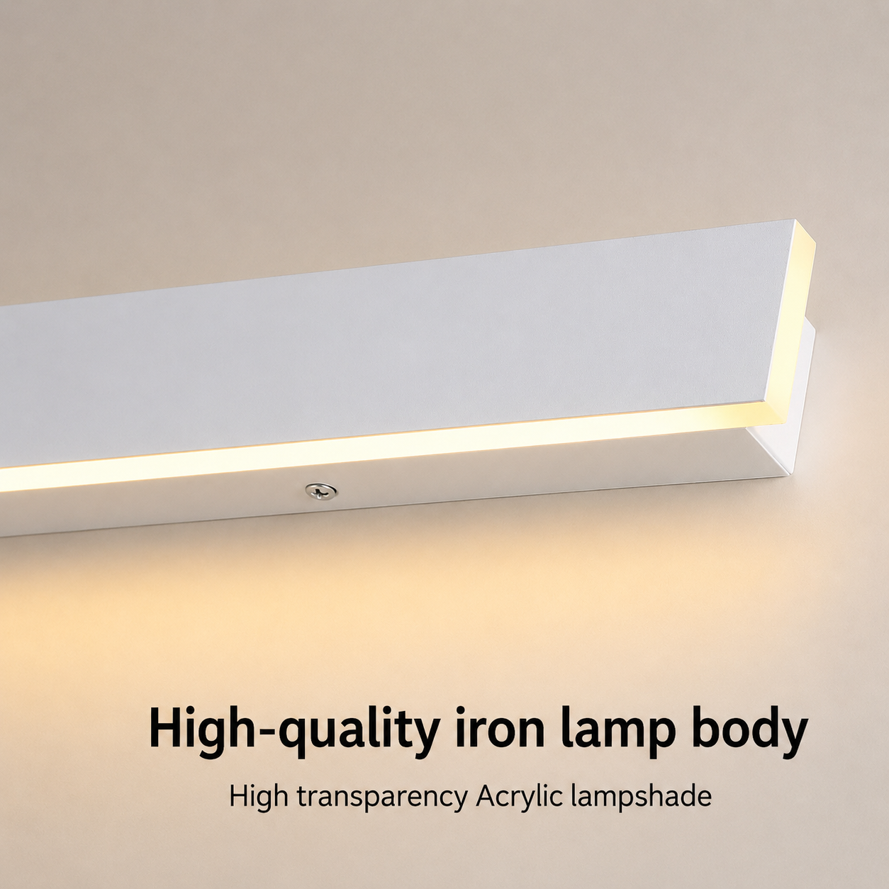 HaloLine White Long Linear Outdoor Wall Light