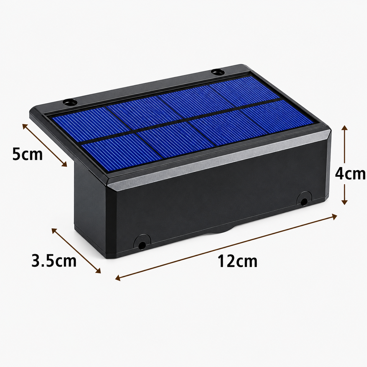 HaloStep Solar Step & Wall Light – Waterproof LED Outdoor Stair, Fence & Landscape Light