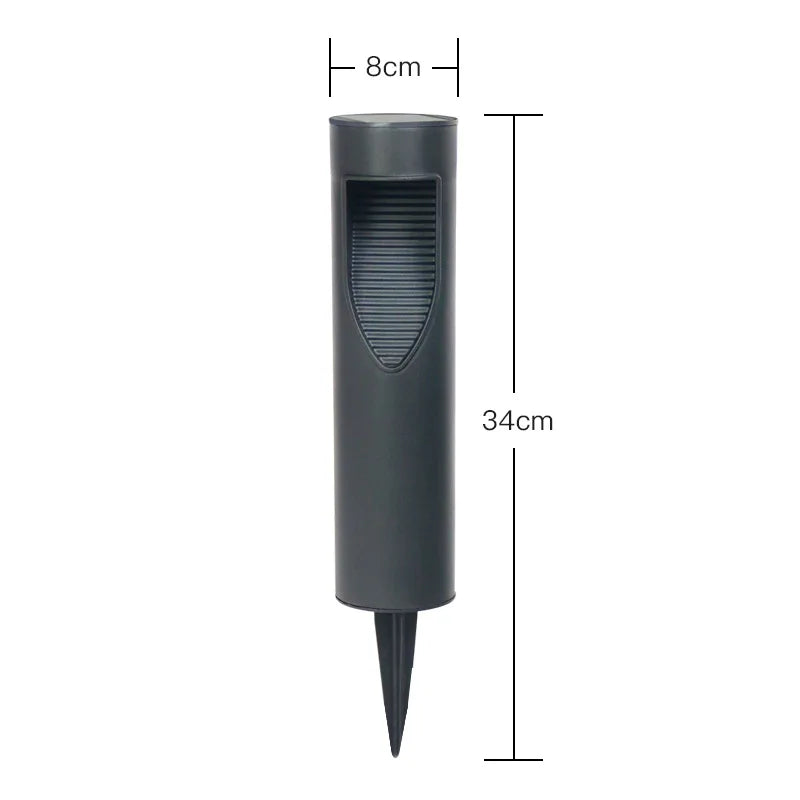Solvane Solar Bollard Light – Modern Outdoor Landscape & Garden Pathway Lighting