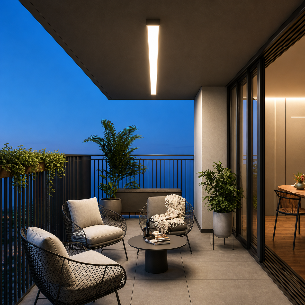 LineaBeam Outdoor Linear Wall Light – Modern Waterproof LED Sconce