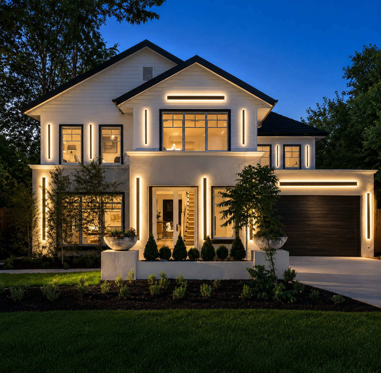 Lumetra Long Linear Architectural Outdoor Wall Light