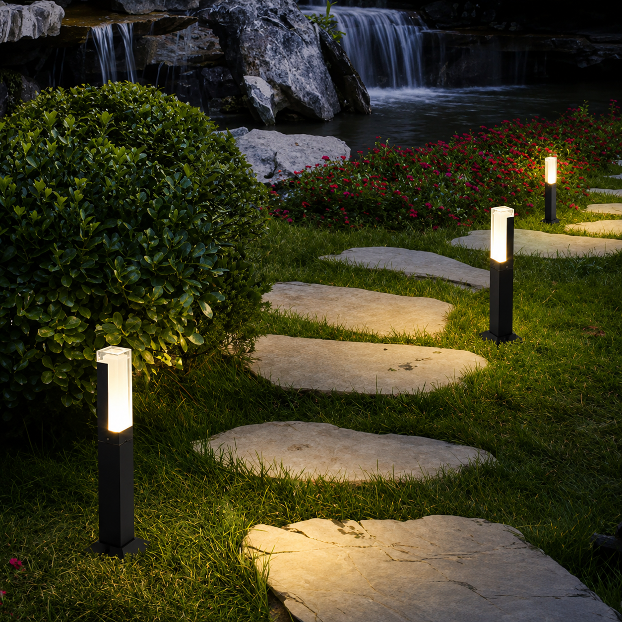 Lumora Modern LED Bollard Pathway Light