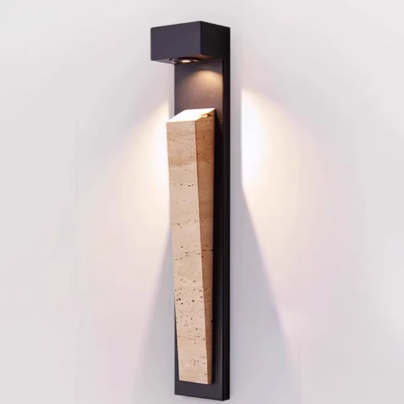 Natura Glow Stone Outdoor Wall Light Sensor