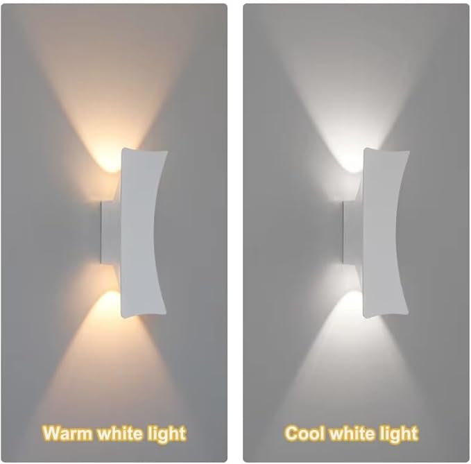 Noctra – Modern Up & Down Outdoor Wall Light (Black LED Sconce)