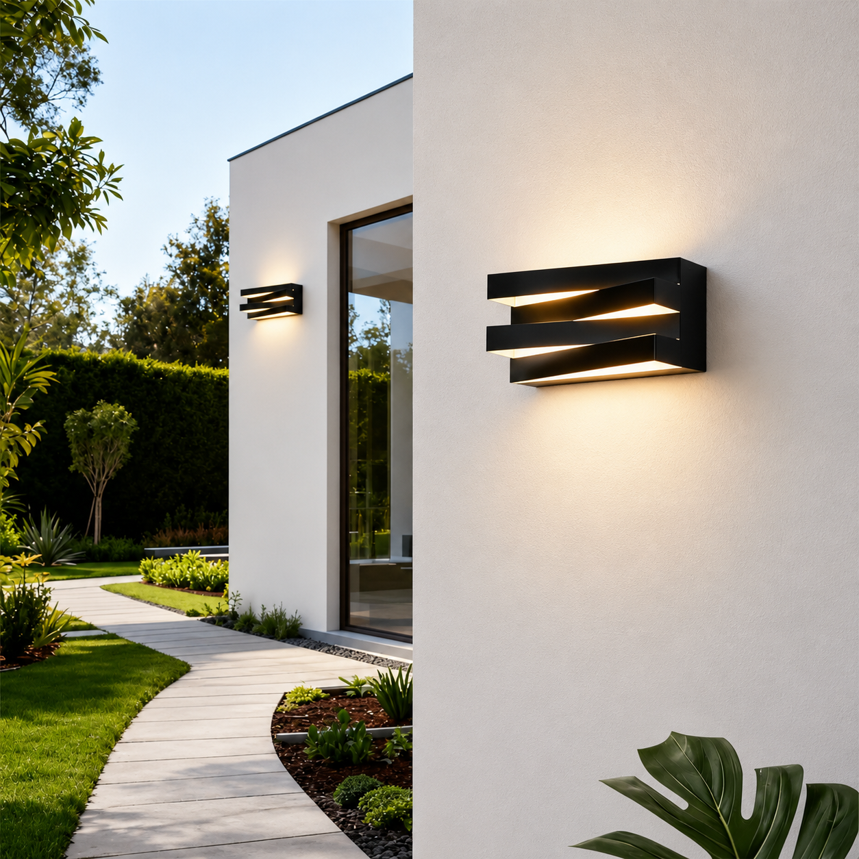 NovaWrap Architectural Wall Light – Modern Indoor & Outdoor LED Sconce