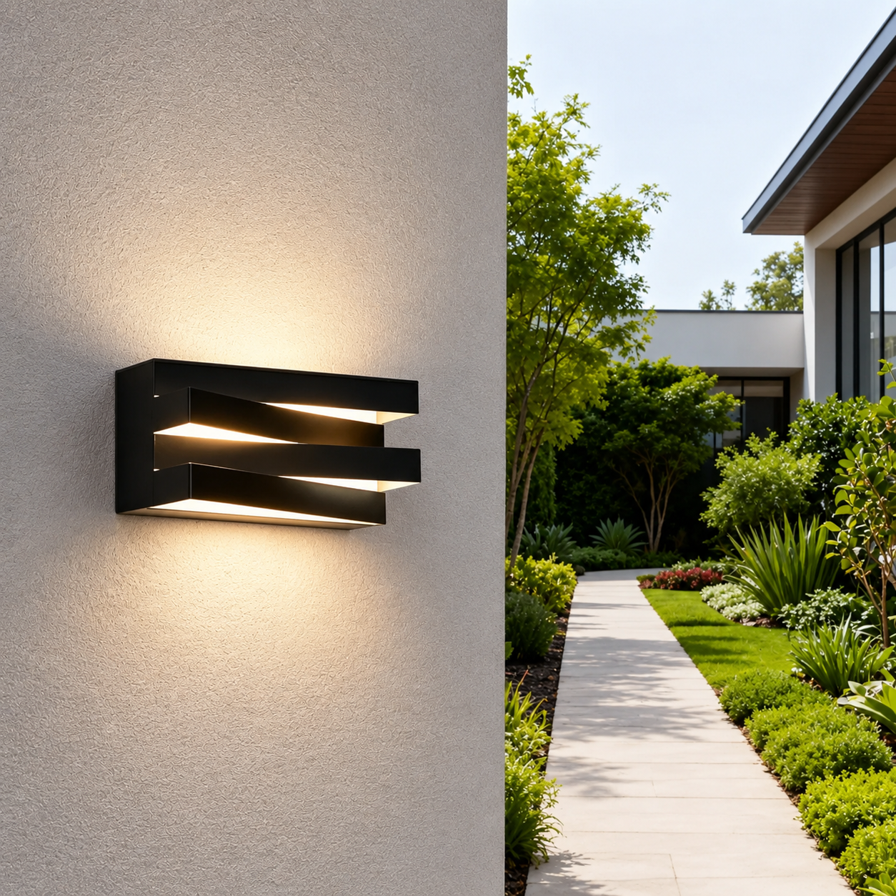 NovaWrap Architectural Wall Light – Modern Indoor & Outdoor LED Sconce