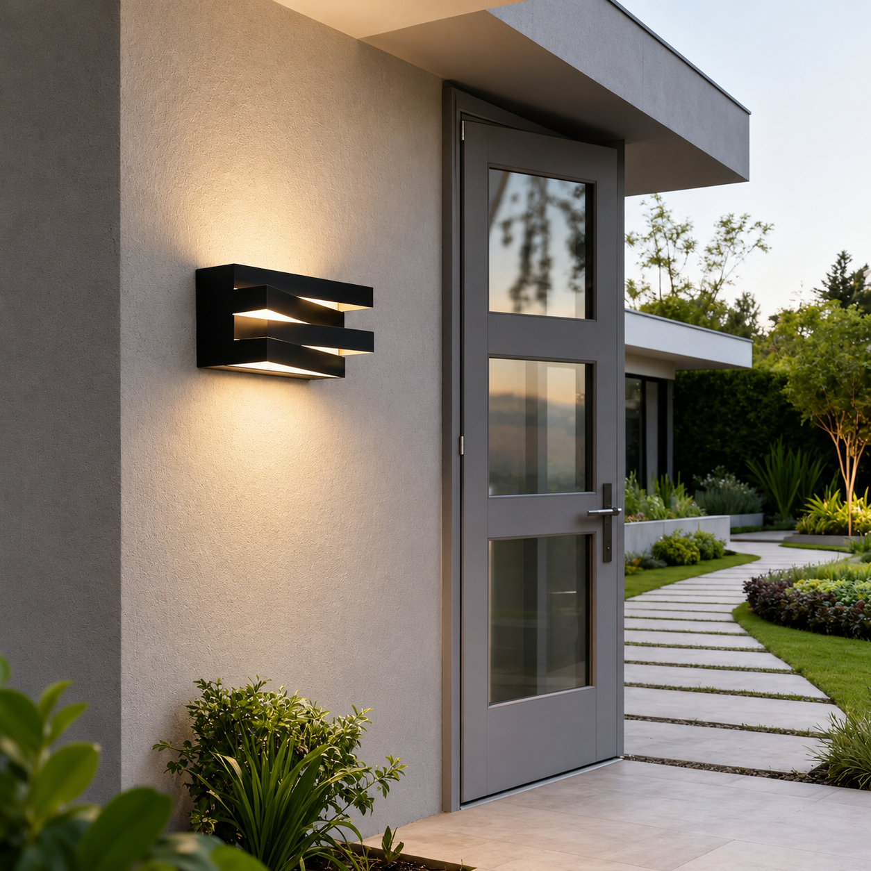 NovaWrap Architectural Wall Light – Modern Indoor & Outdoor LED Sconce