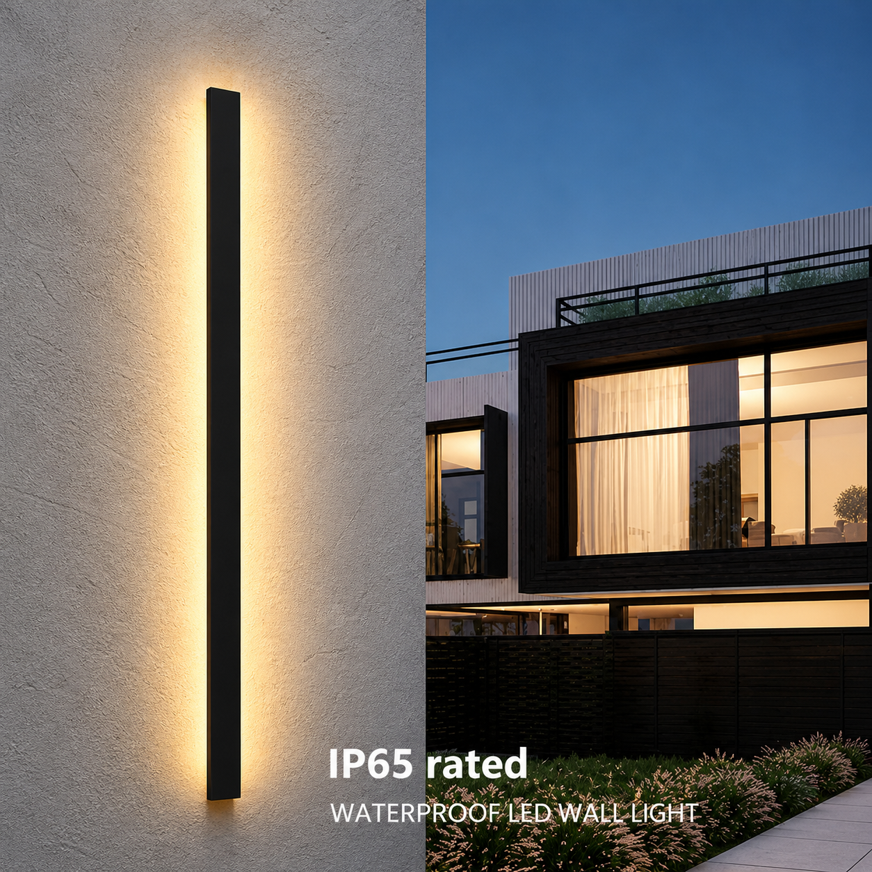 Nova Linear Outdoor Wall Light – Waterproof LED Architectural Wall Sconce