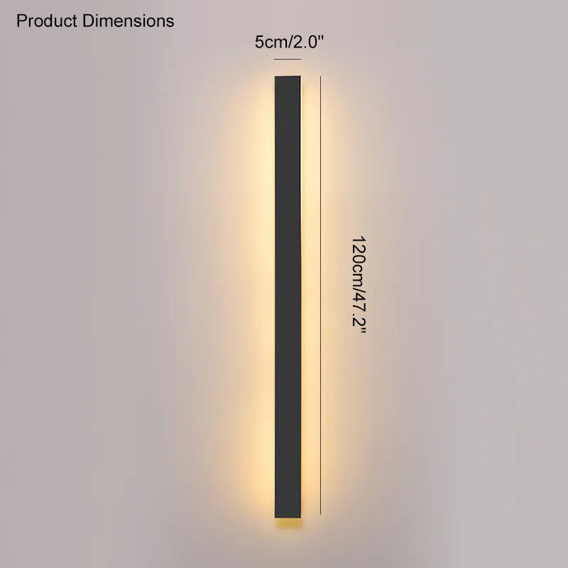 Nova Linear Outdoor Wall Light – Waterproof LED Architectural Wall Sconce