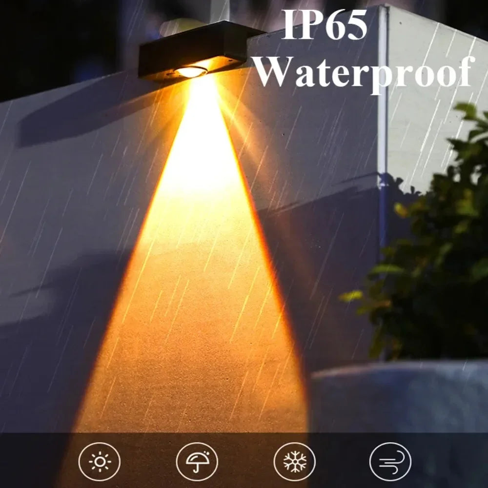 HaloStep Solar Step & Wall Light – Waterproof LED Outdoor Stair, Fence & Landscape Light