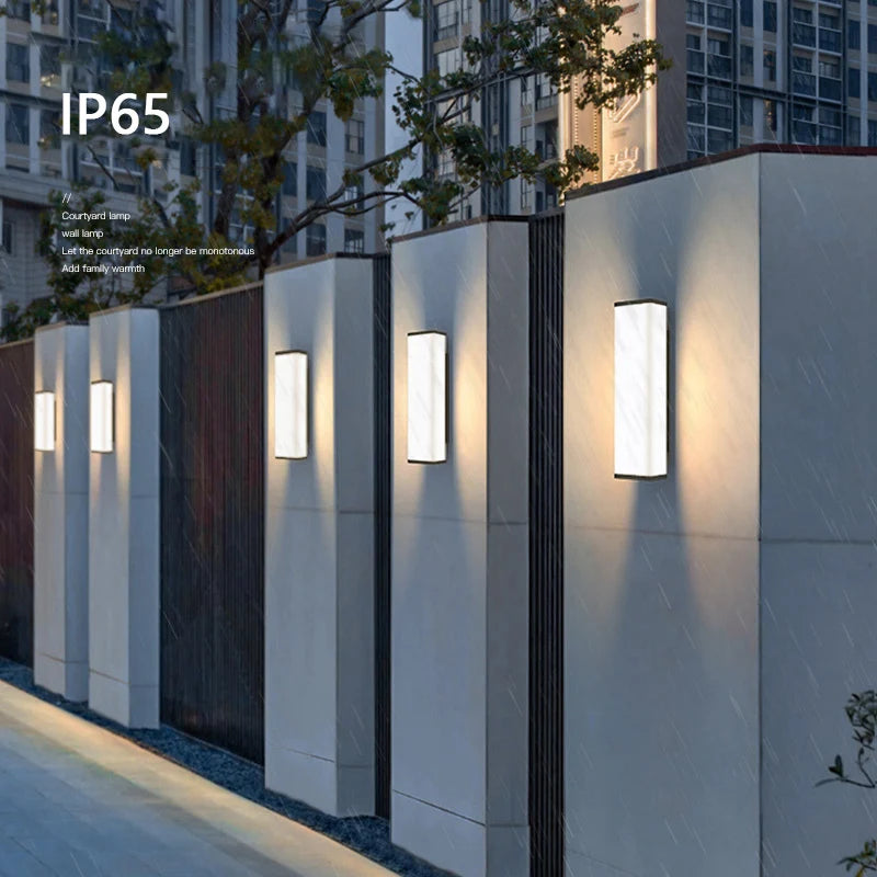 Velaris Long Linear Outdoor Wall Light