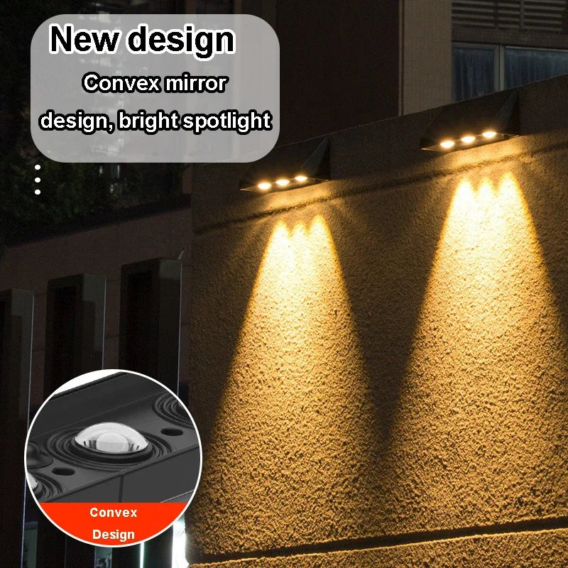 SolisBeam Solar Outdoor Down Wall Light