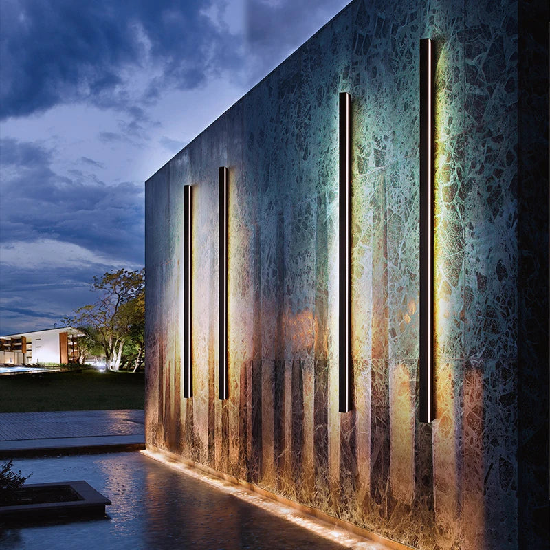 Monolith Long Linear Outdoor Wall Light