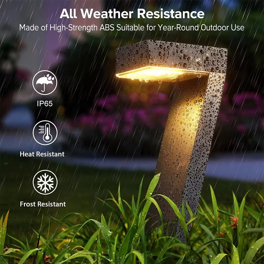 Solar Glowbend Outdoor LED Garden Pathway Lights