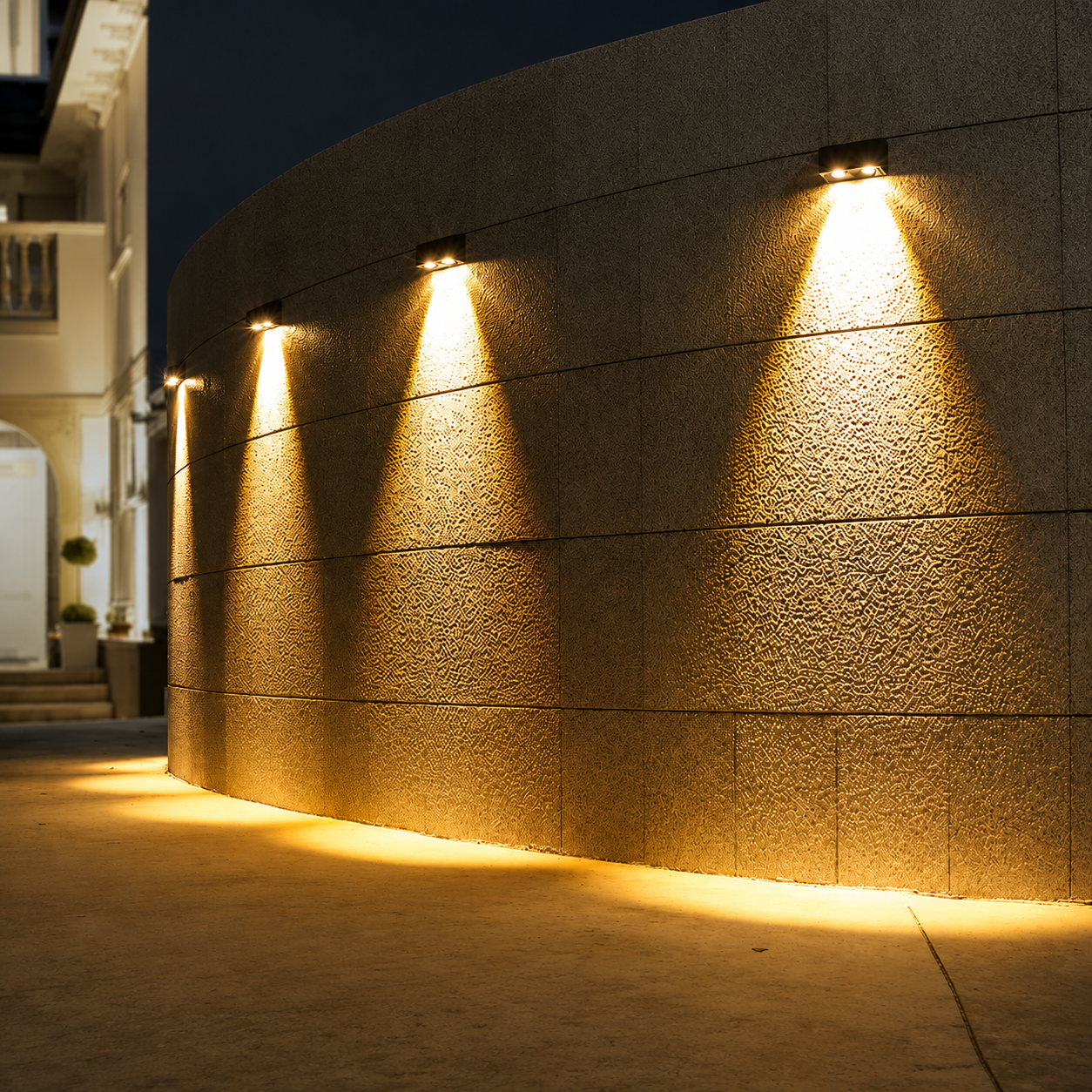 SolisBeam Solar Outdoor Down Wall Light