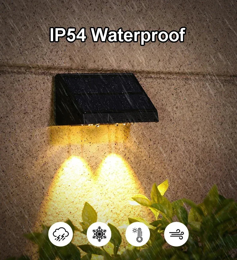 SolisBeam Solar Outdoor Down Wall Light