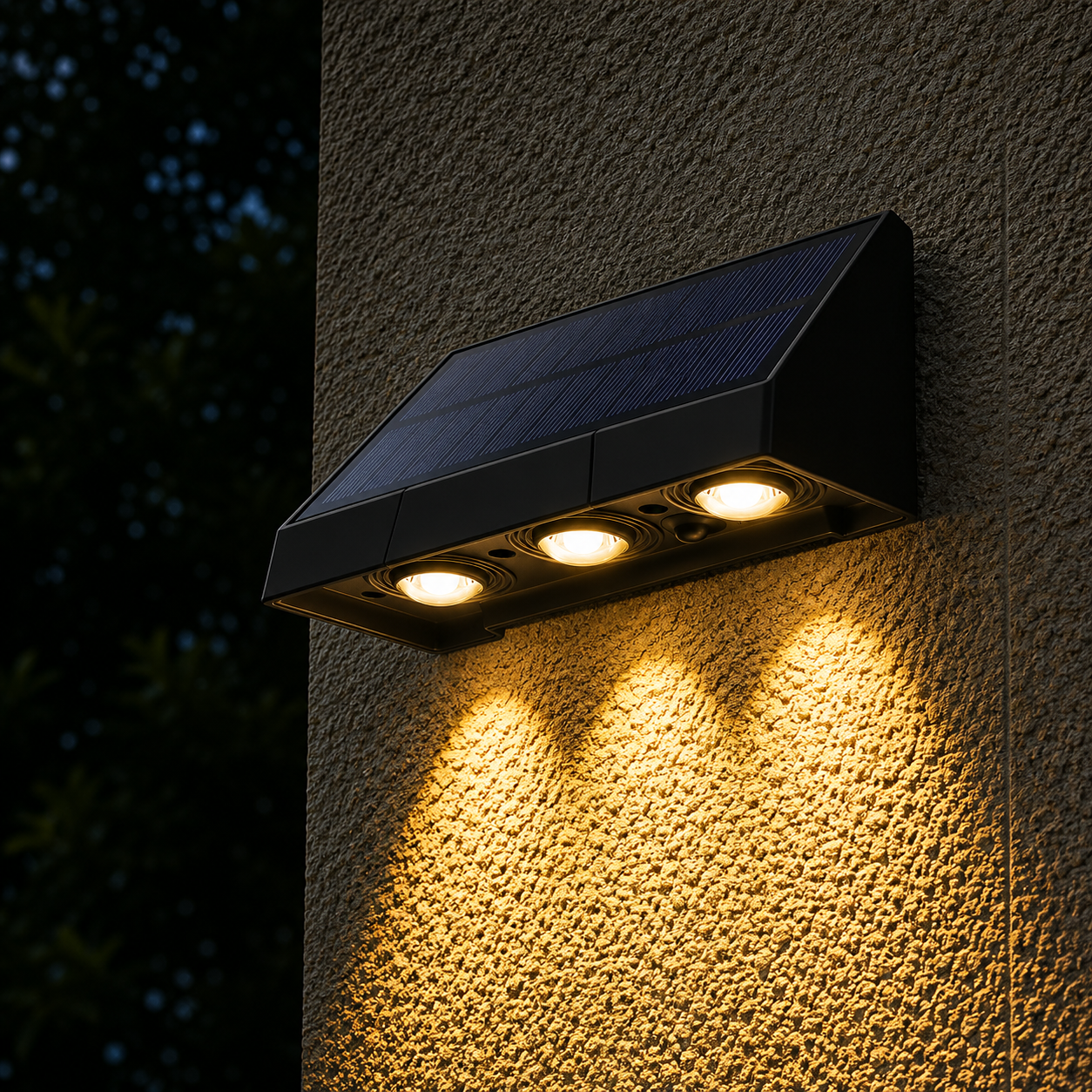 SolisBeam Solar Outdoor Down Wall Light