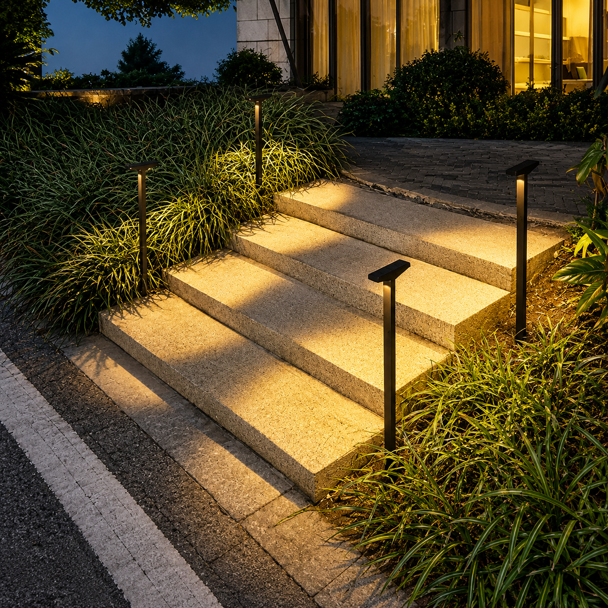 Solar Sunora Modern Outdoor Pathway Lights