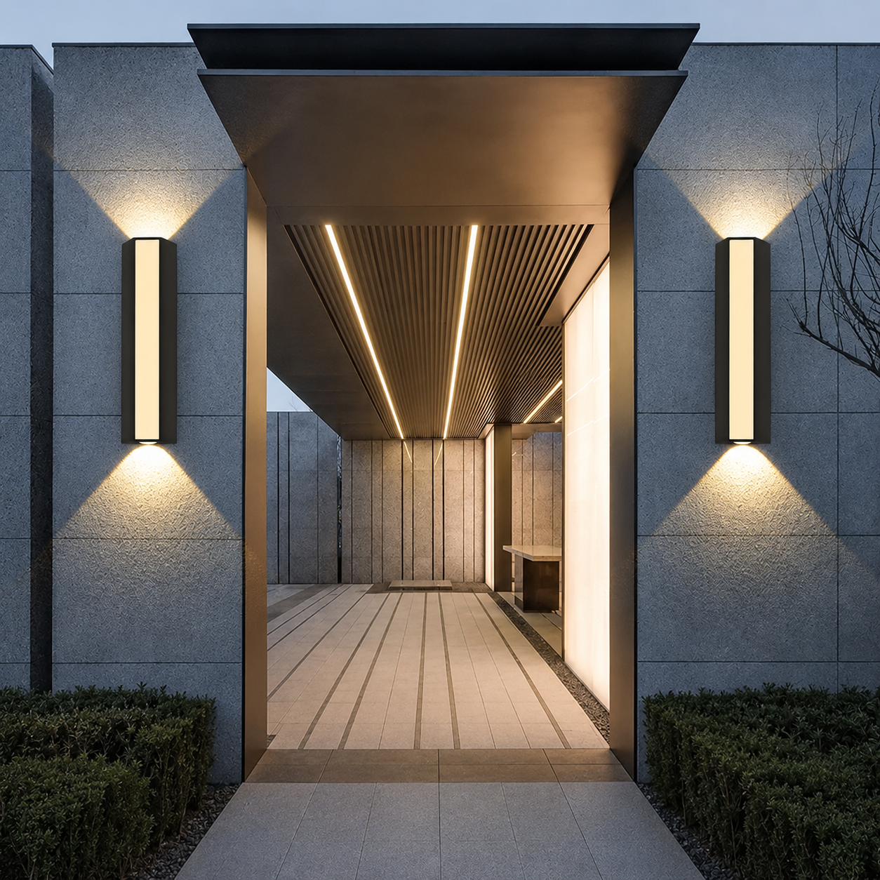 Valine Up and Down Outdoor Wall Light