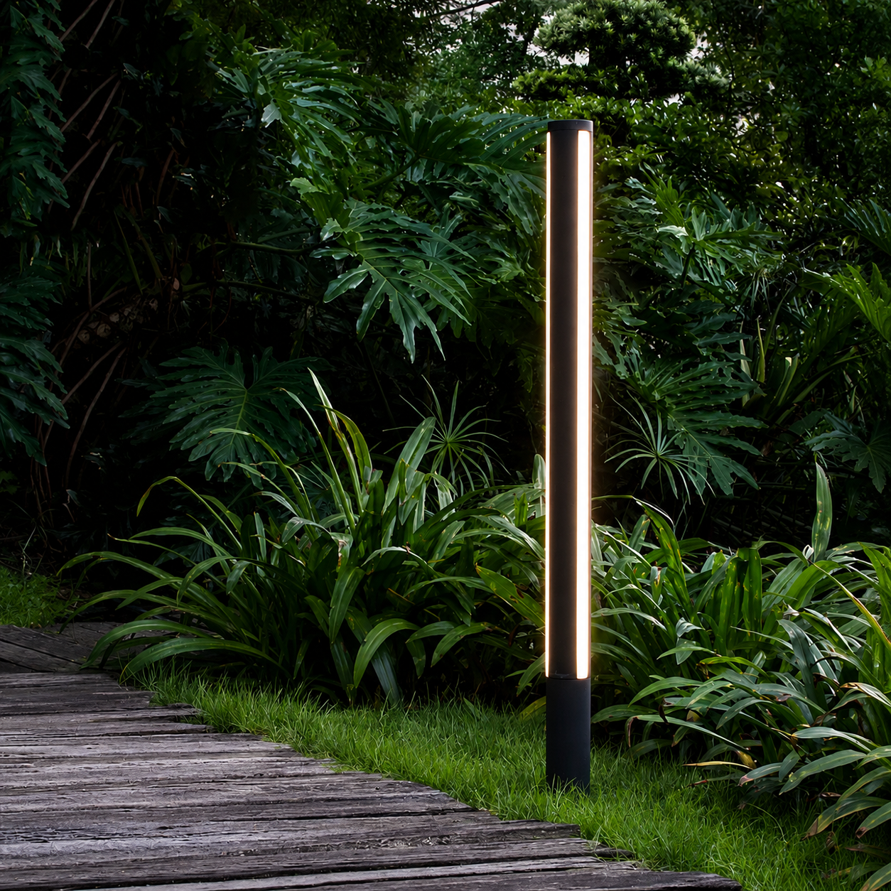 VetraLine Modern Outdoor LED Bollard Pathway Lights