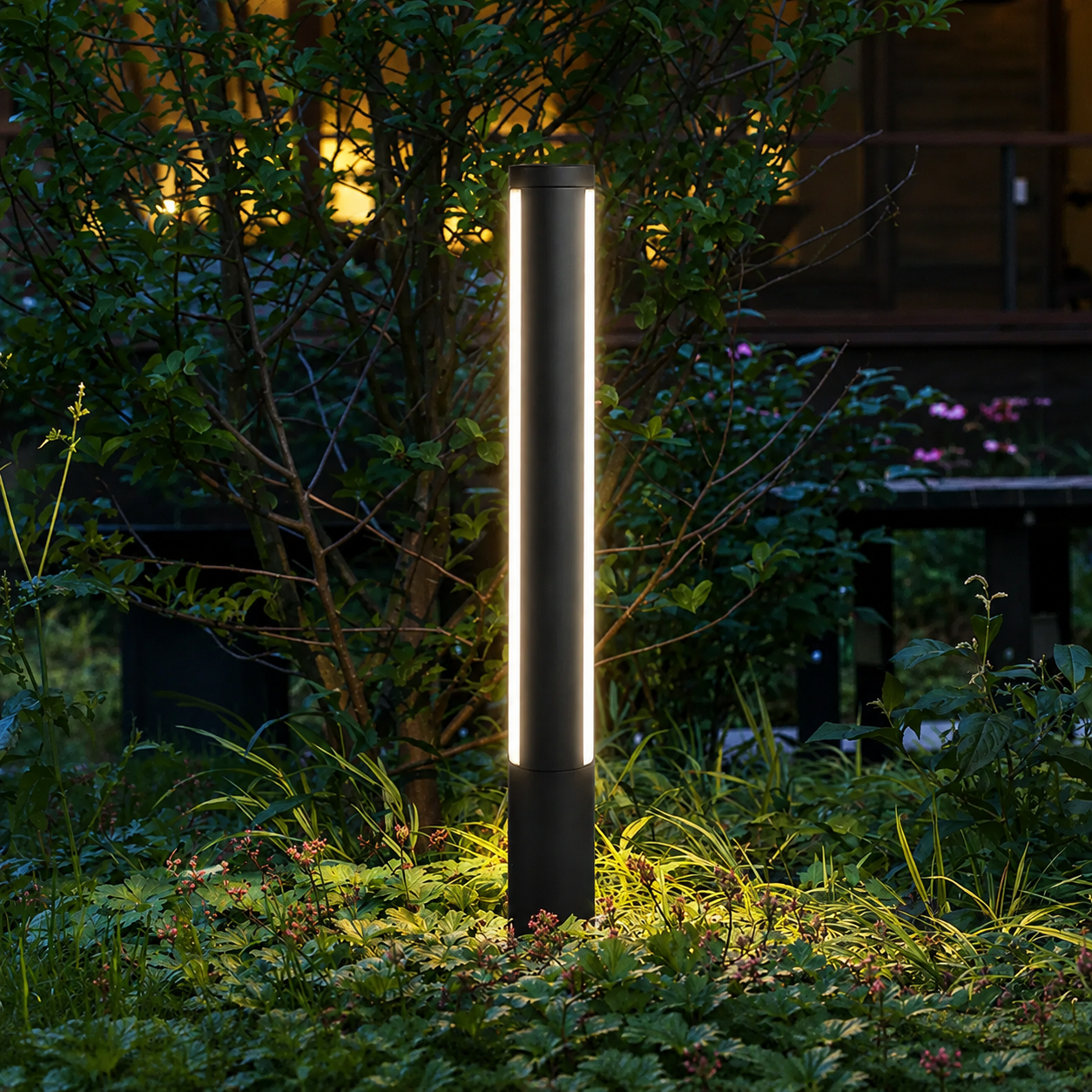 VetraLine Modern Outdoor LED Bollard Pathway Lights