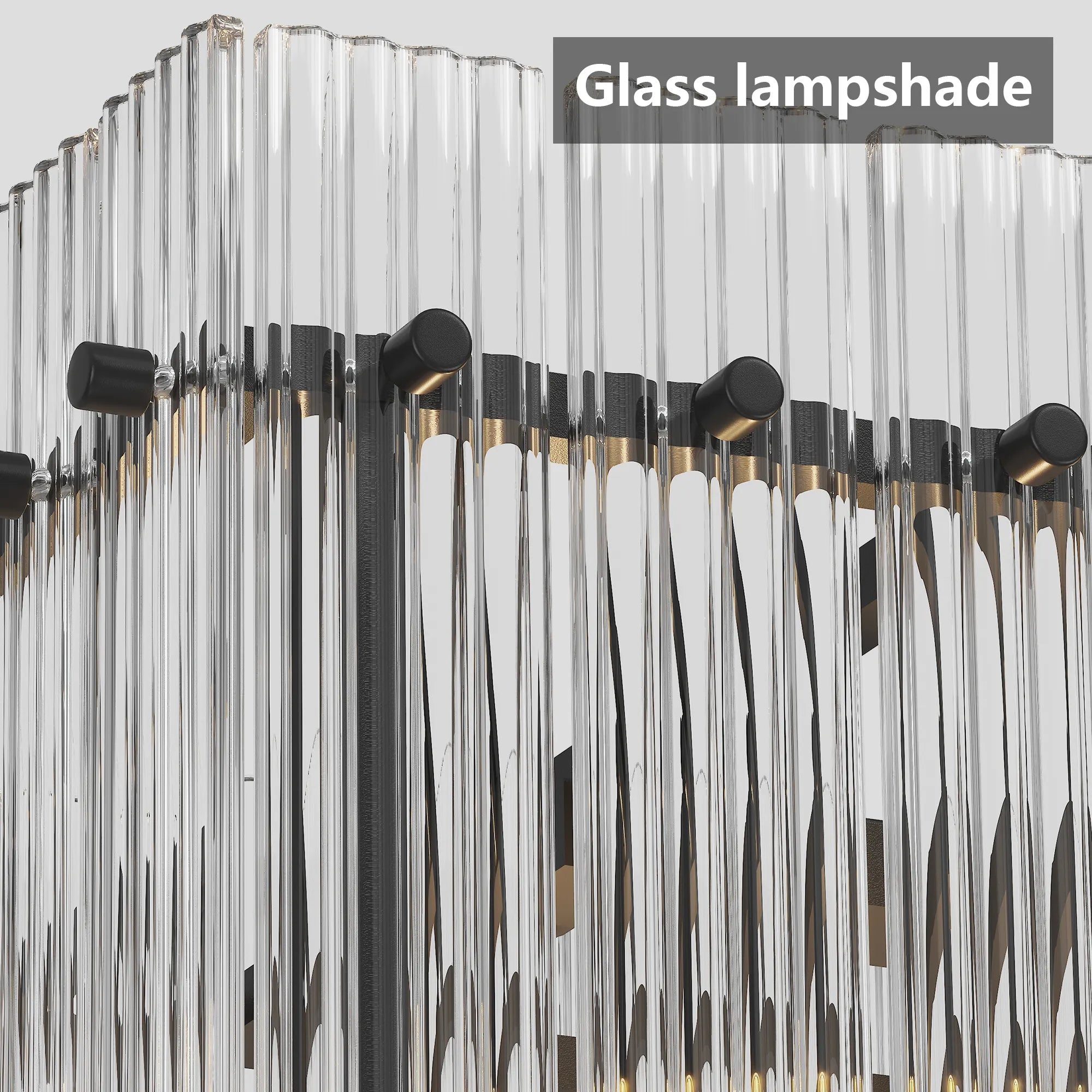 Veyra Modern Rectangular Water Ripple Glass Chandelier – Luxury Living Room, Dining Room & Kitchen Island Ceiling Light