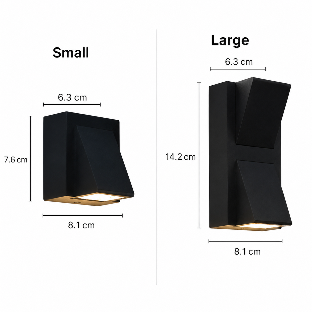 Zenith Beam Architectural Outdoor Wall Light