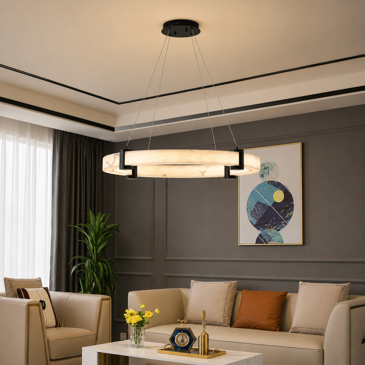 Round Chandeliers