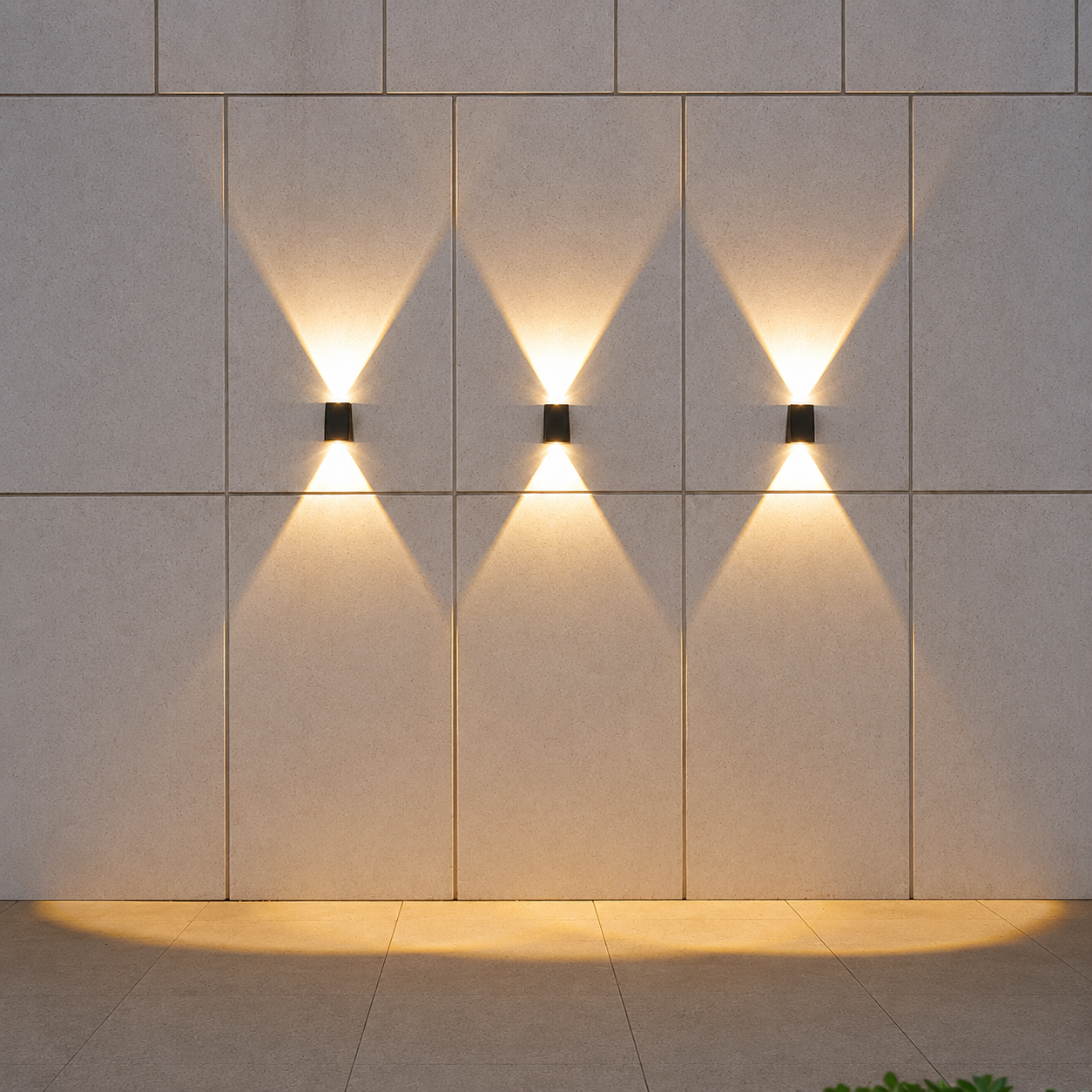 AiroBeam Solar Up & Down Outdoor Wall Light