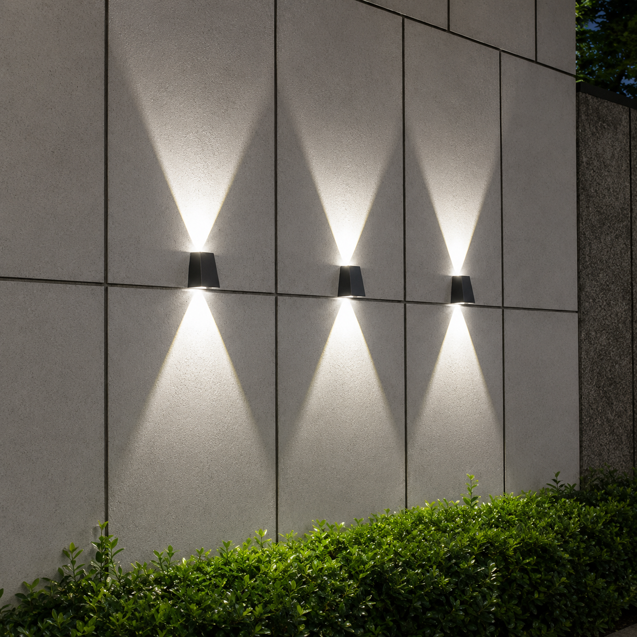AiroBeam Solar Up & Down Outdoor Wall Light