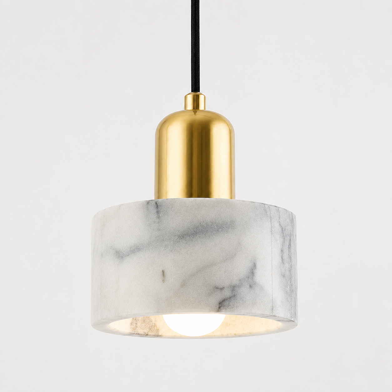 Calista Modern Marble Pendant Light – Minimalist Ceiling Fixture