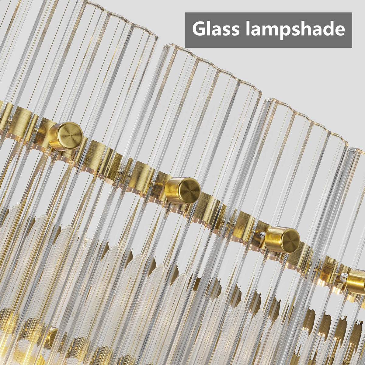 Cascadia Modern Water Ripple Glass Chandelier – Luxury Dining Room & Living Room Ceiling Light