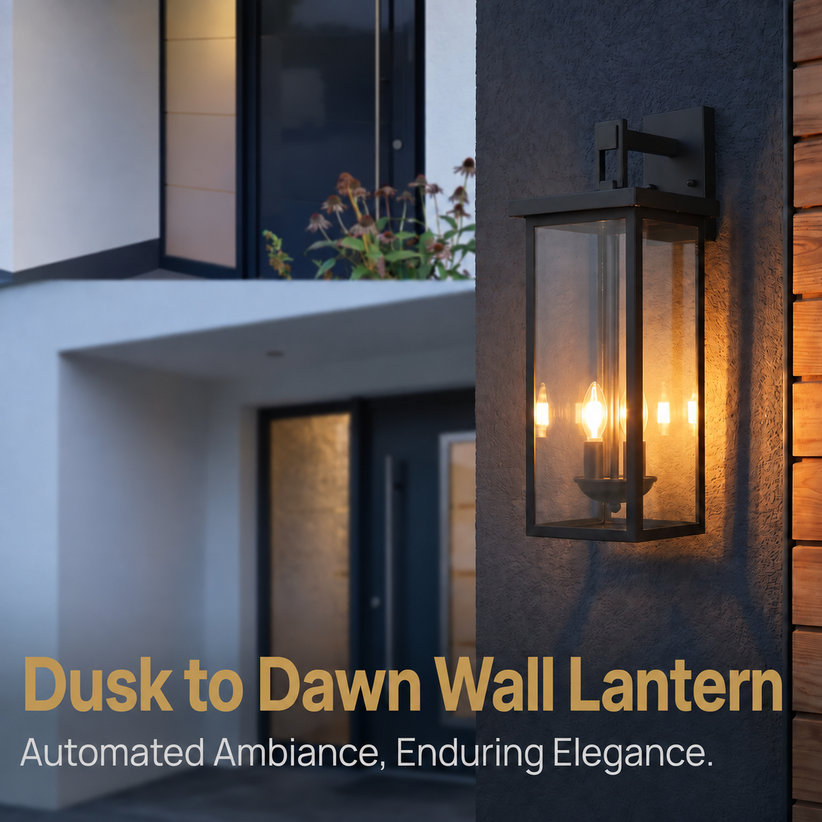 Dusk to Dawn Outdoor Wall Light