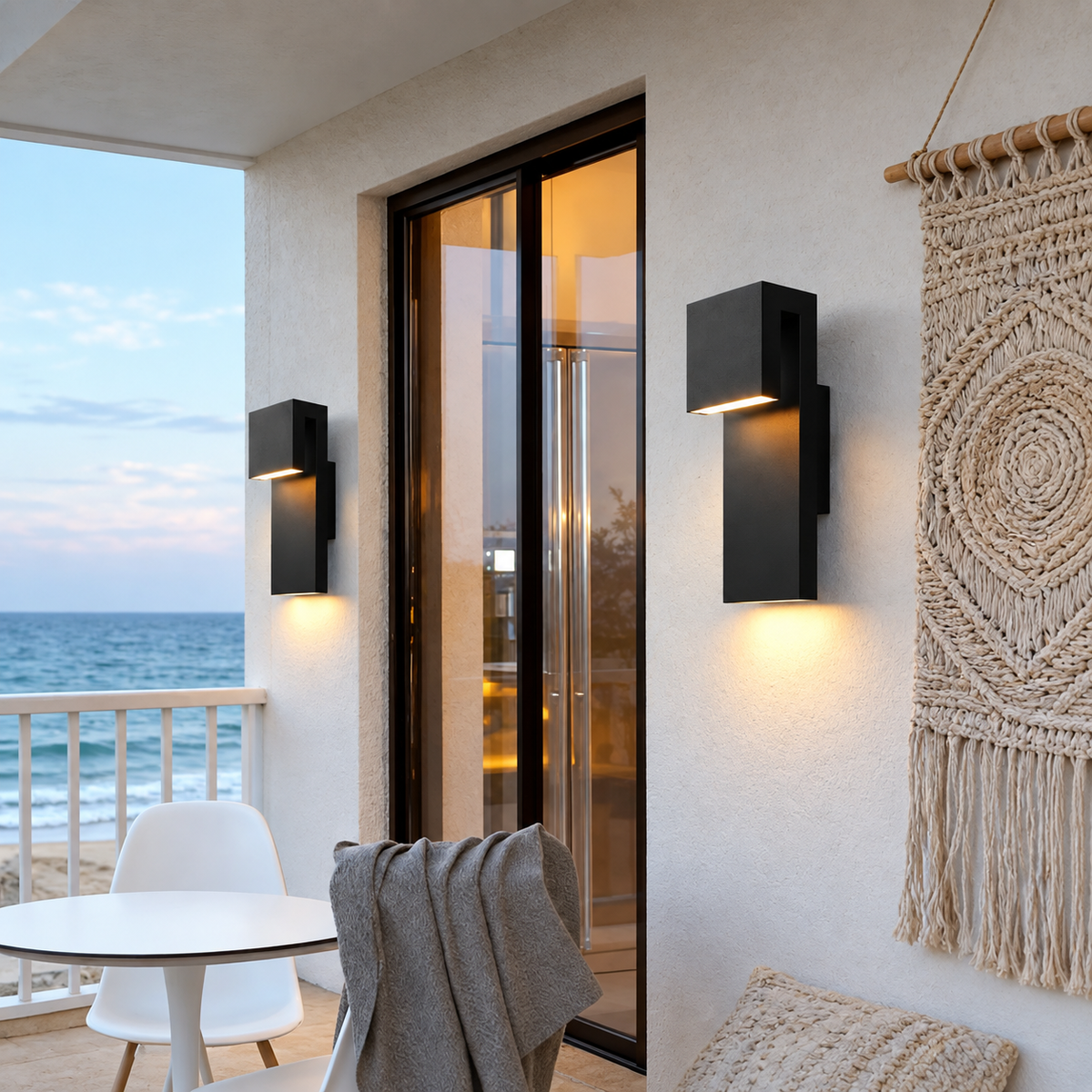 Eclipse Modern Outdoor LED Wall Light