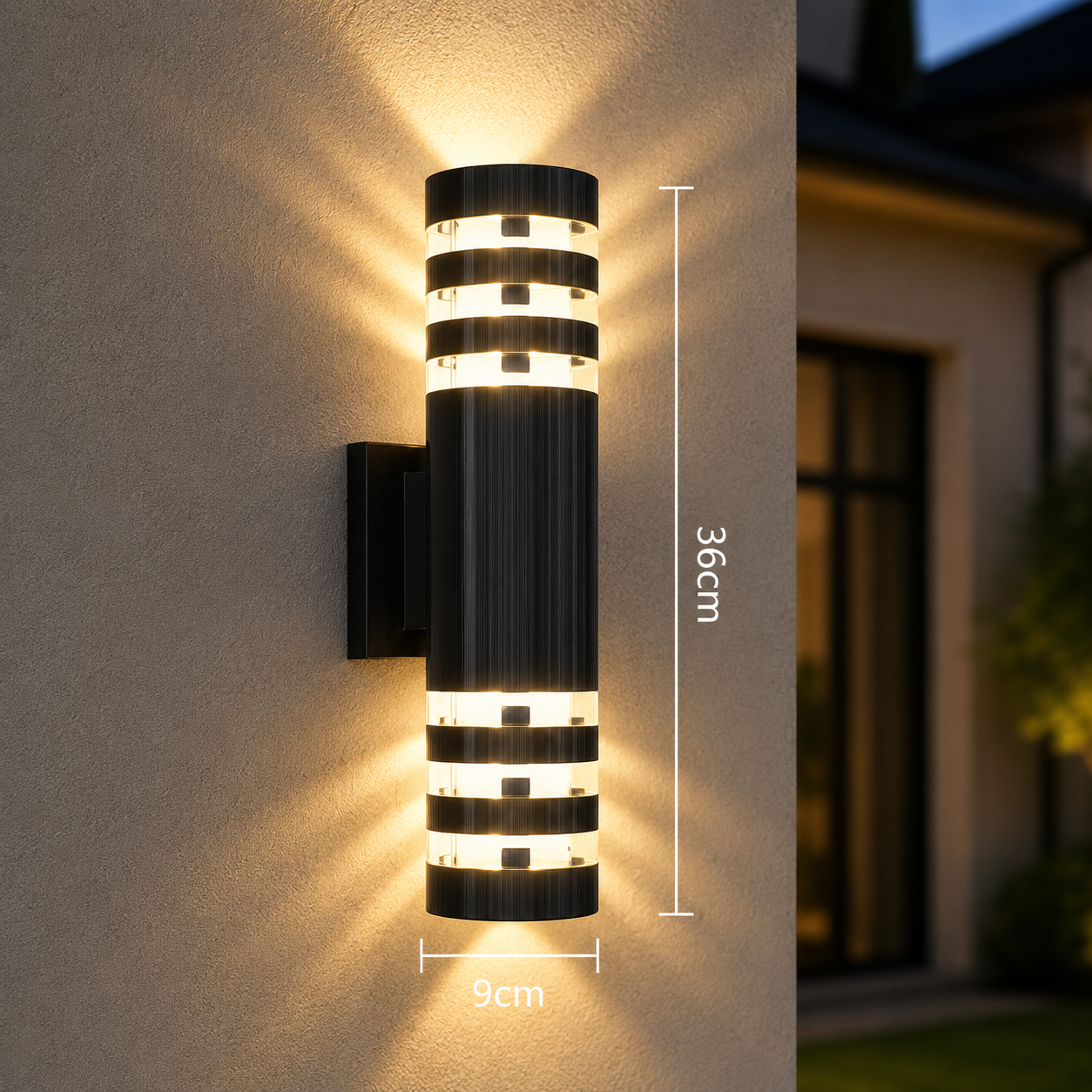 HaloCube Outdoor Wall Light