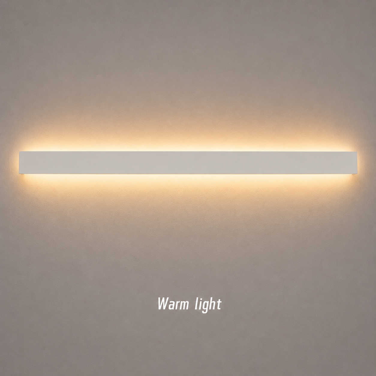 HaloLine White Long Linear Outdoor Wall Light