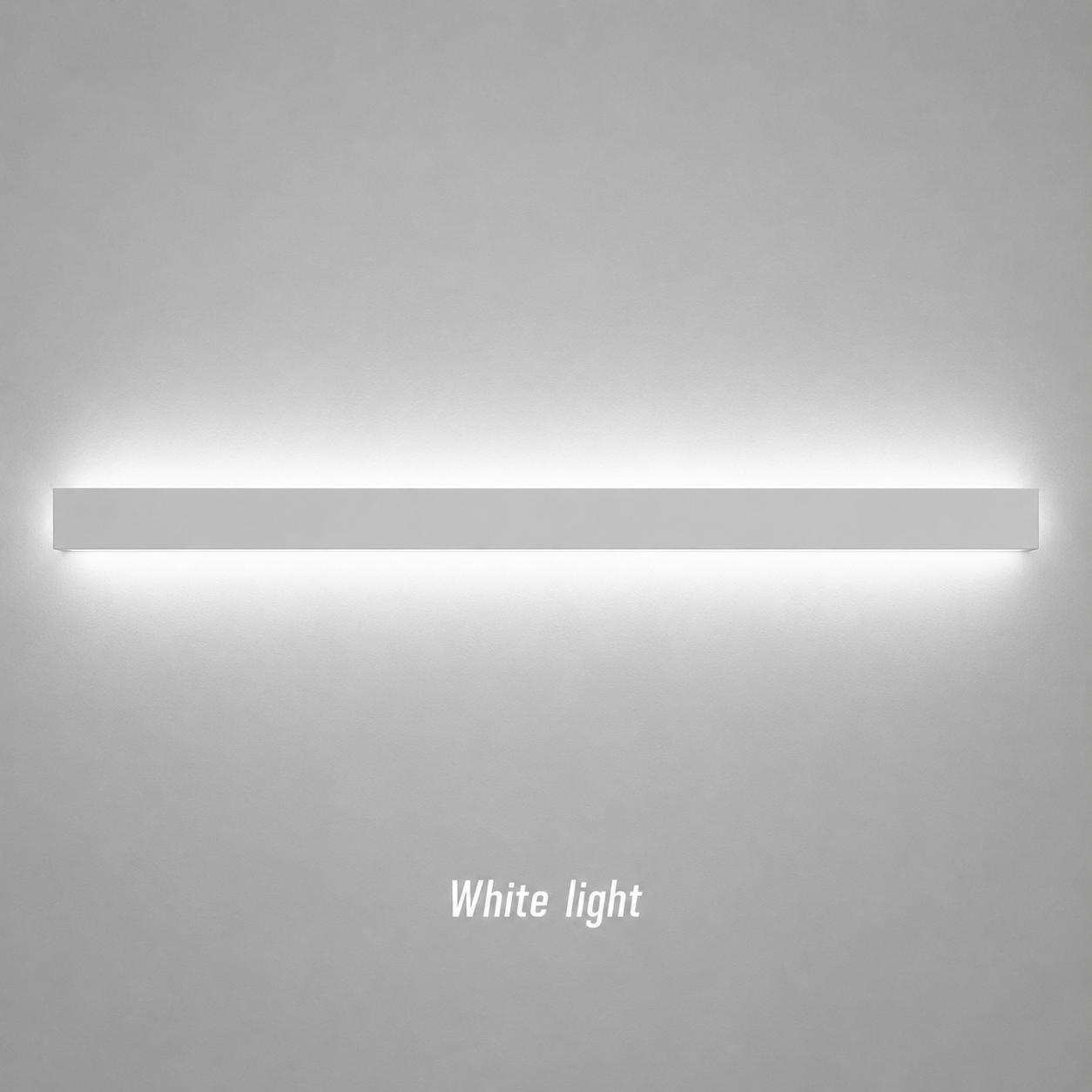 HaloLine White Long Linear Outdoor Wall Light