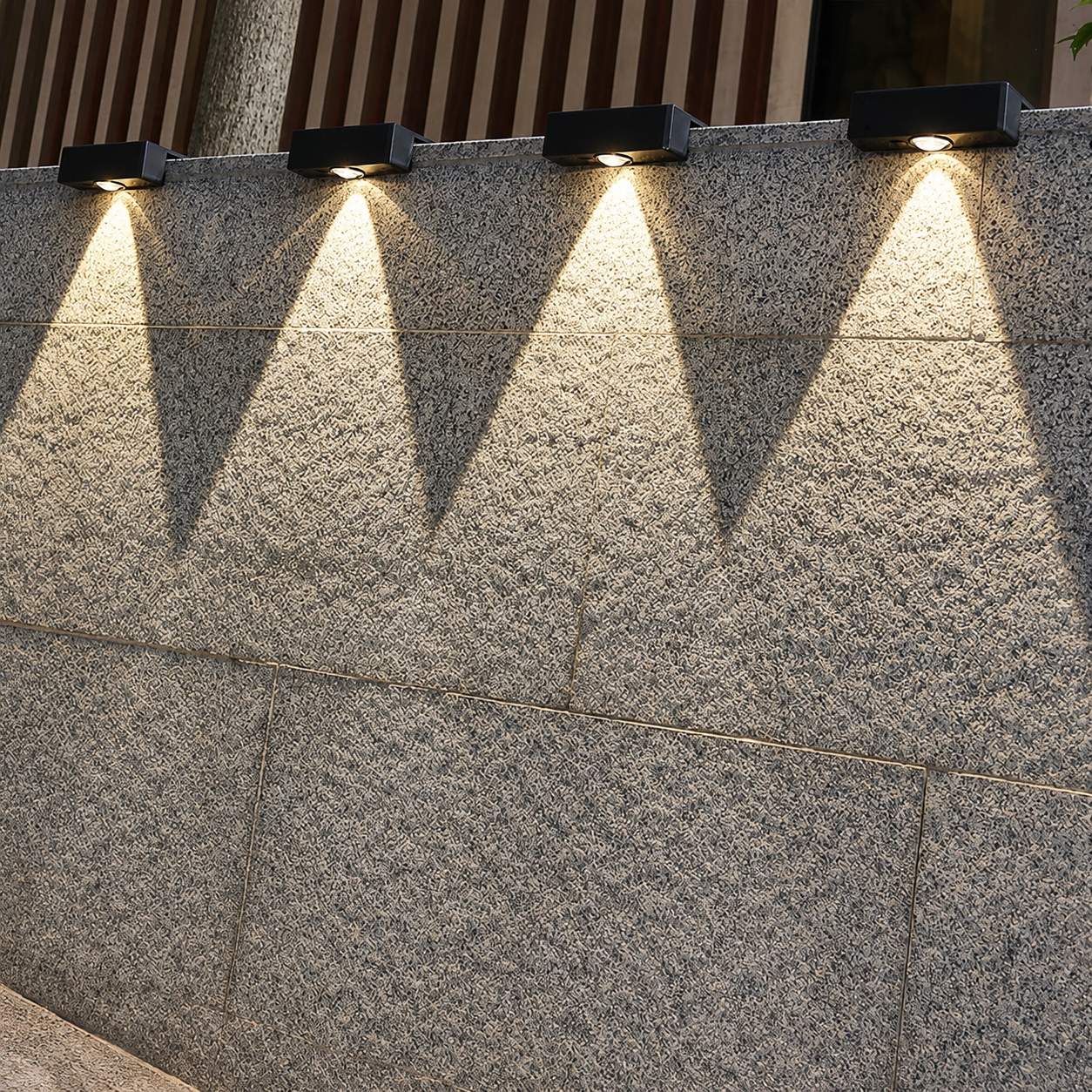 HaloStep Solar Step & Wall Light – Waterproof LED Outdoor Stair, Fence & Landscape Light