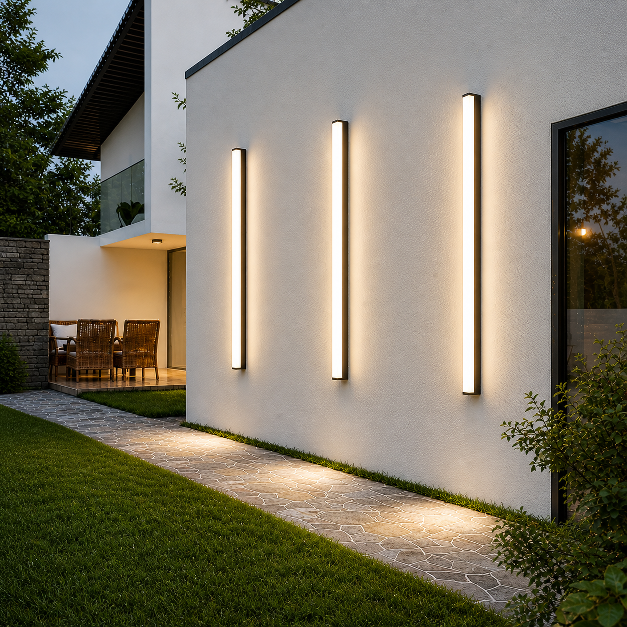 LineaBeam Outdoor Linear Wall Light – Modern Waterproof LED Sconce