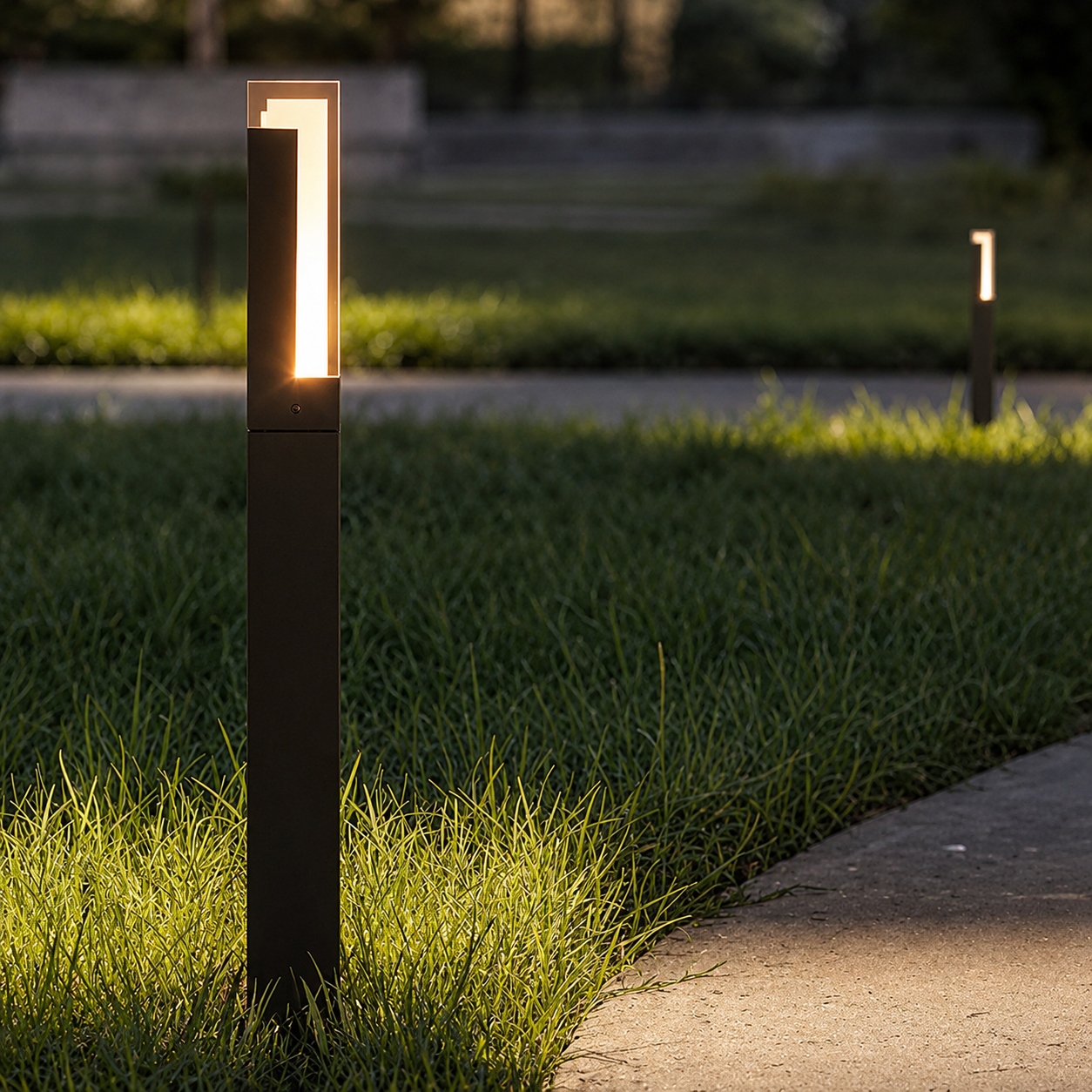Lumora Modern LED Bollard Pathway Light