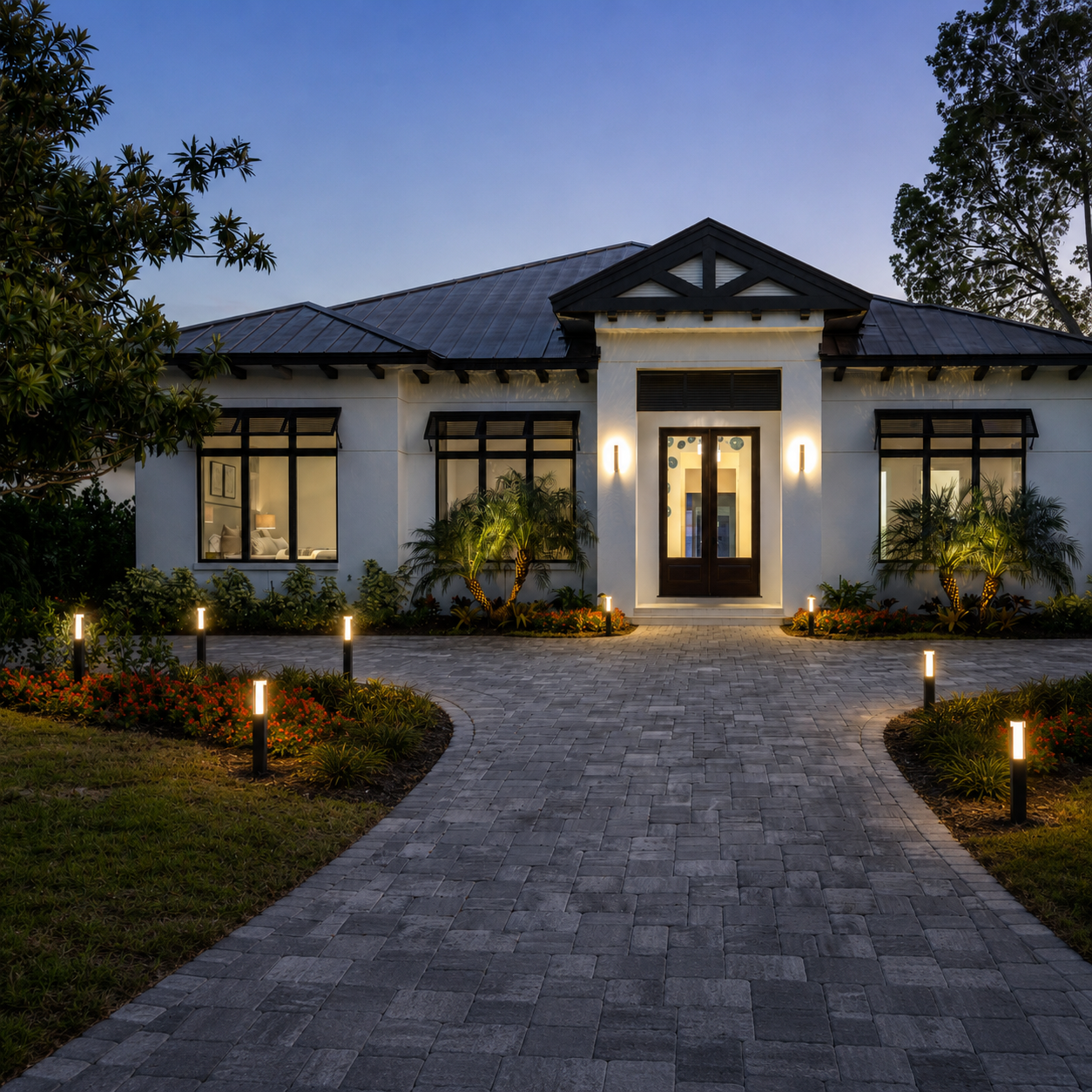 Lumora Modern LED Bollard Pathway Light