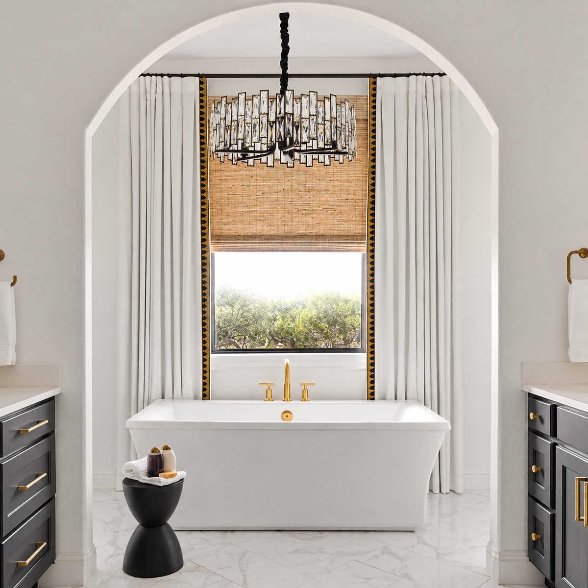 Luxury Modern K9 Crystal Round Chandelier