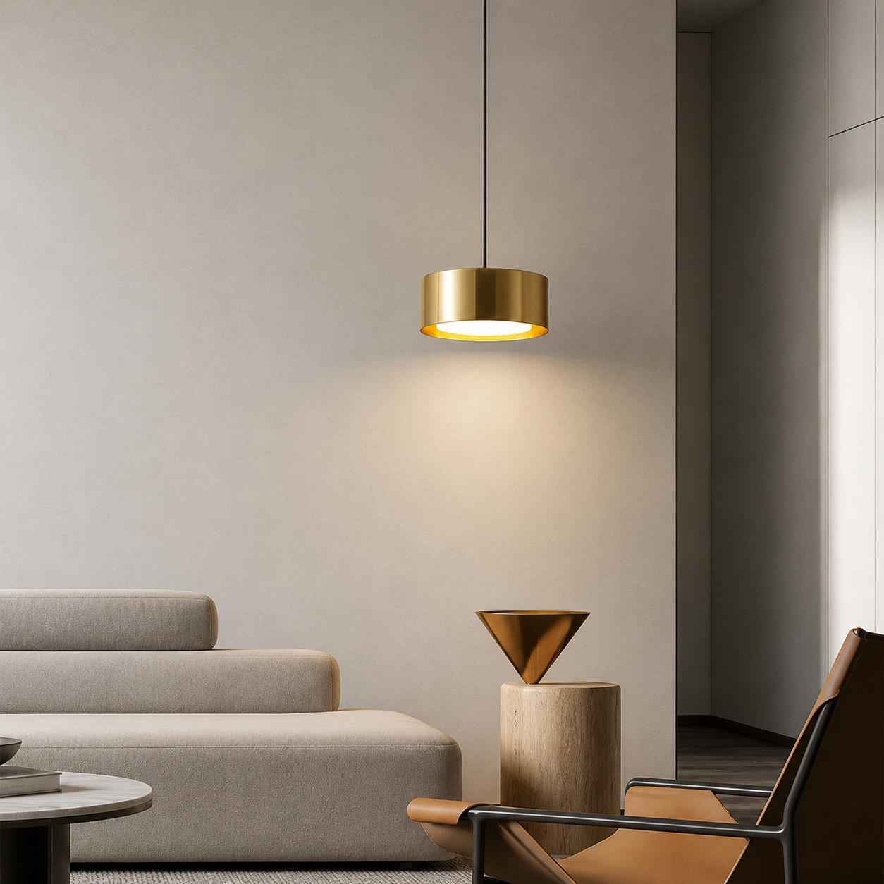 Nordis Scandinavian LED Pendant Light – Modern Minimalist Ceiling Light