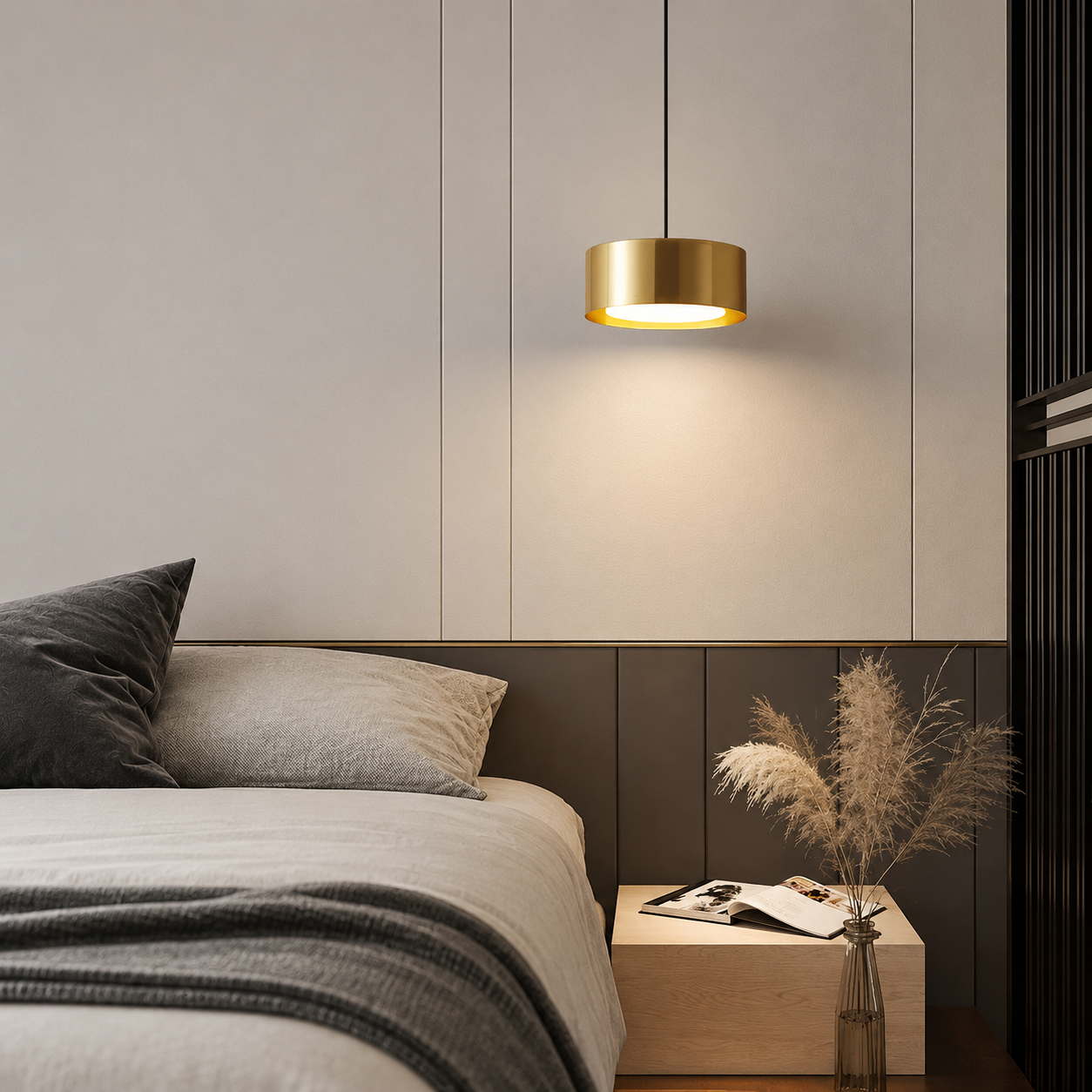 Nordis Scandinavian LED Pendant Light – Modern Minimalist Ceiling Light