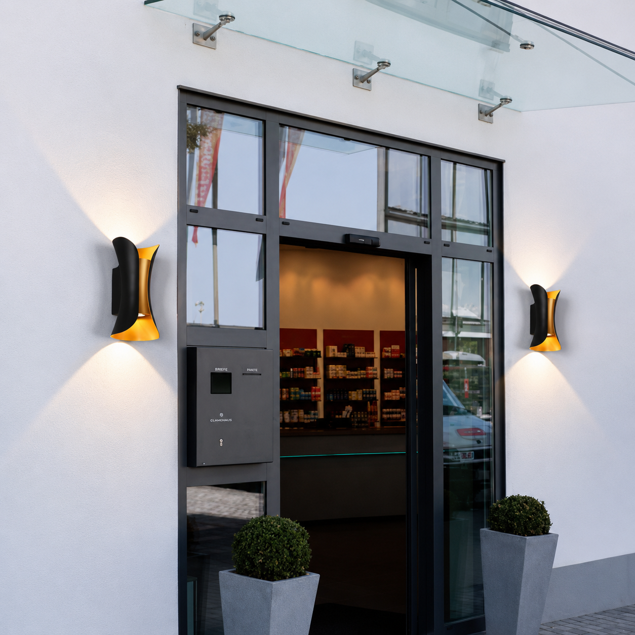 NovaCurve Architectural Outdoor Wall Sconce