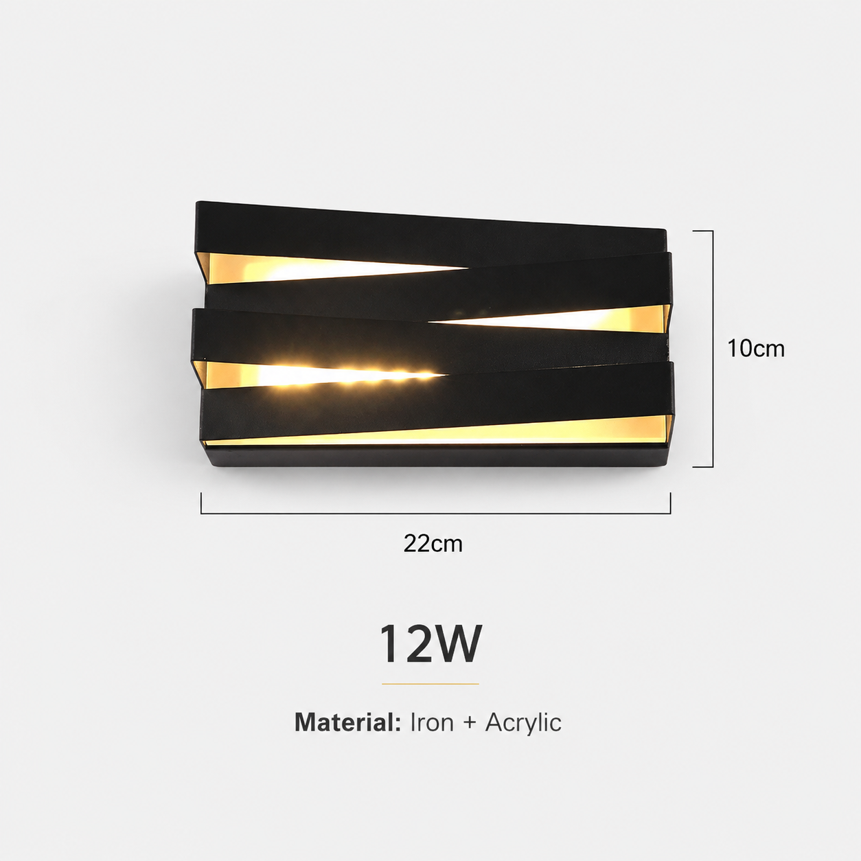 NovaWrap Architectural Wall Light – Modern Indoor & Outdoor LED Sconce