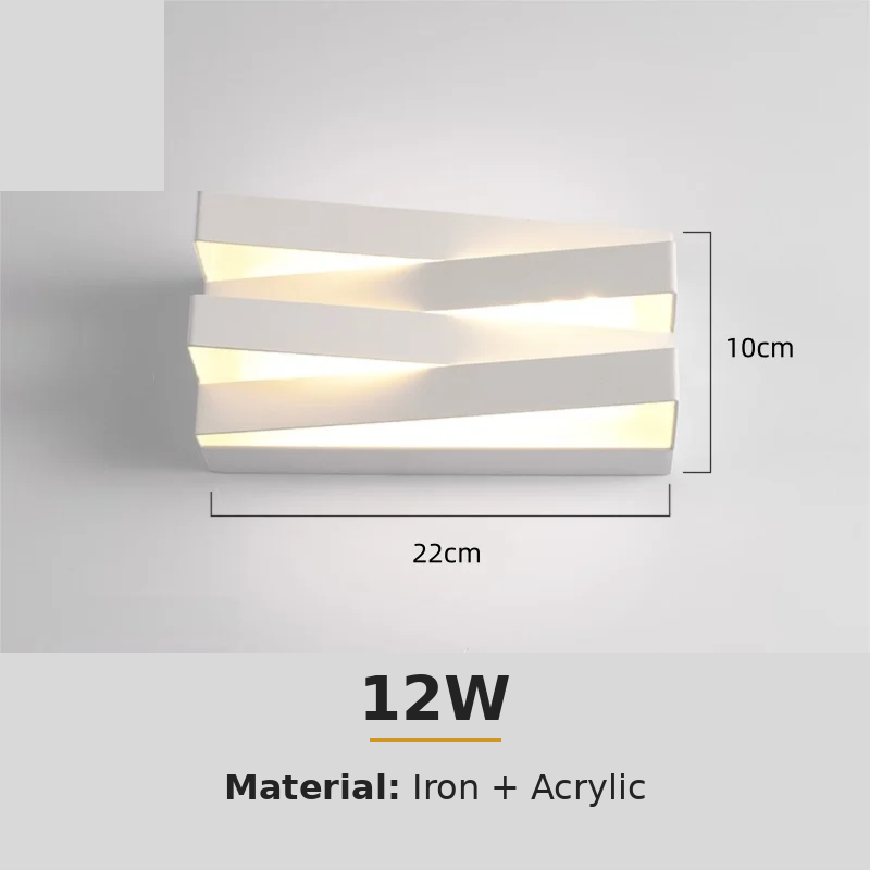 NovaWrap Architectural Wall Light – Modern Indoor & Outdoor LED Sconce